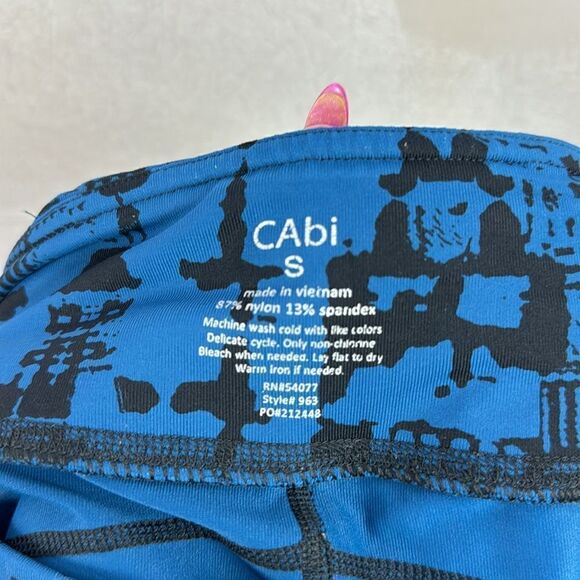 CAbi Skinny Tech Cool Down Leggings Blue S - Picture 4 of 4